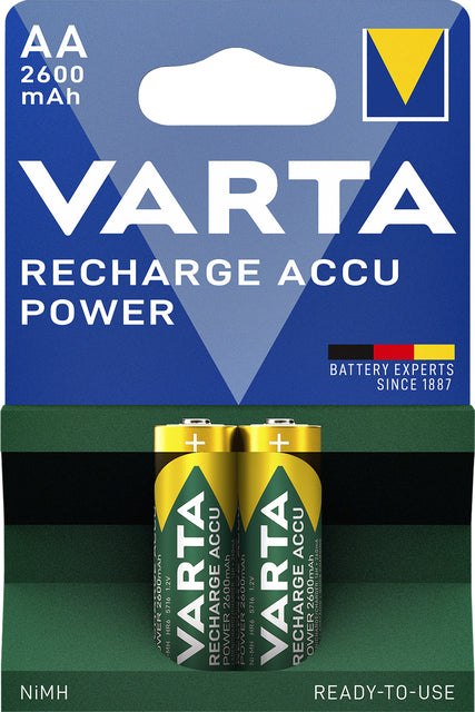 Varta ReadyToUse AAA oplaadbare batterij 2600mAh