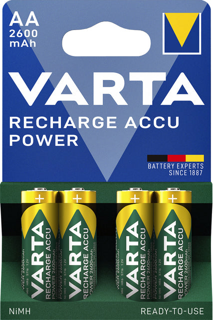 Varta ReadyToUse AA oplaadbare batterij 2600mAh