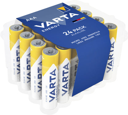 Varta AAA Energy alkaline batterijen 24 pack