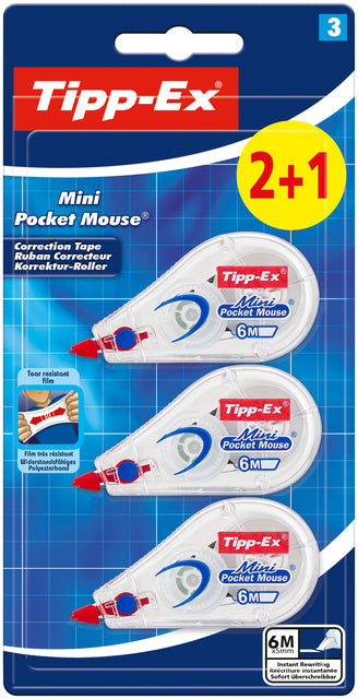 Correctieroller Tipp-Ex Mini Pocket Mouse 5mm, 6m