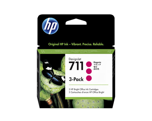 HP 711 Rood Inktcartridge CZ135A voor levendige kleuren