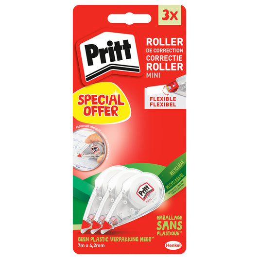 Correctieroller Pritt Mini 4,2mm 2+1 Gratis