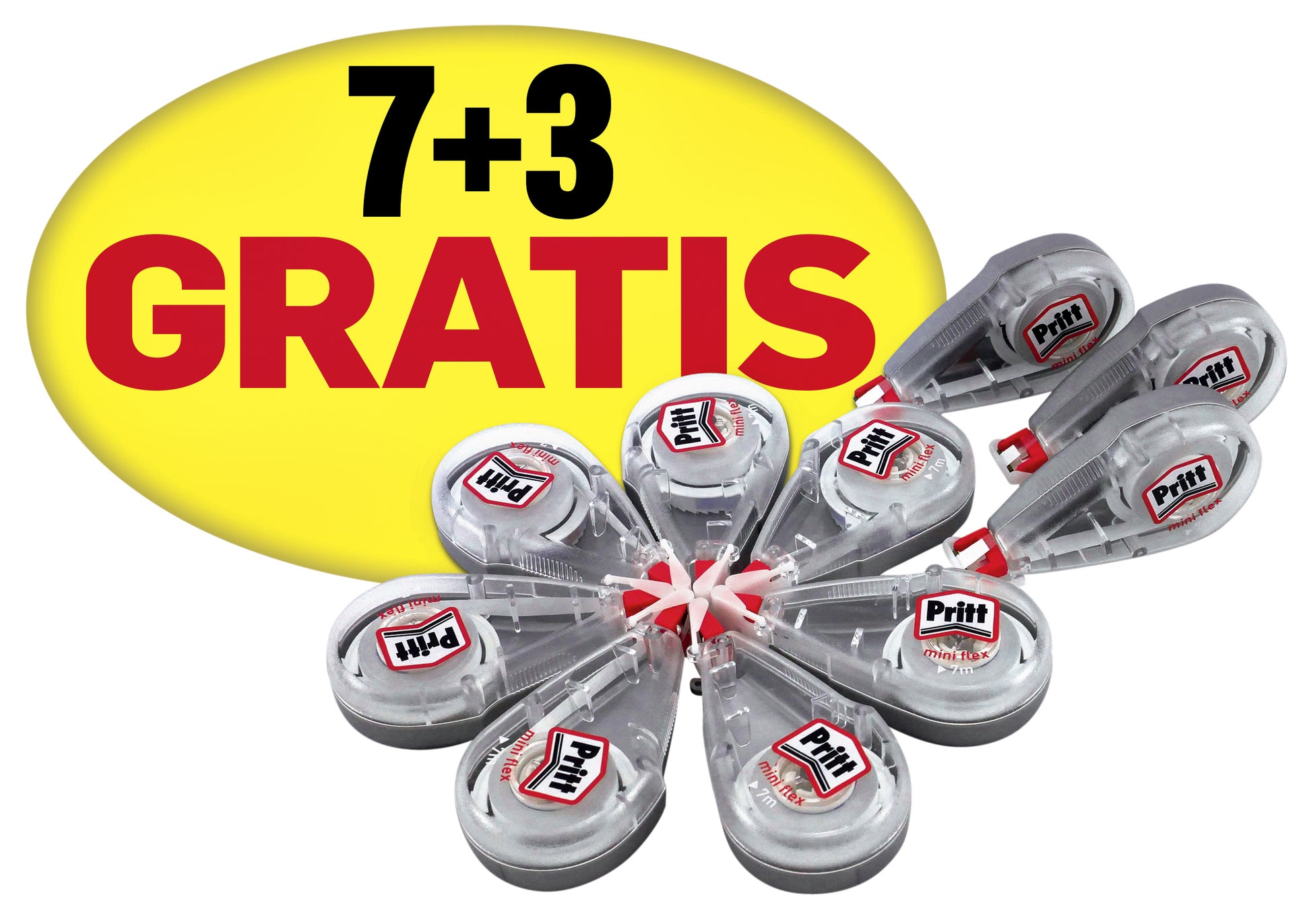 Correctieroller Pritt Mini Value Pack 4,2mm