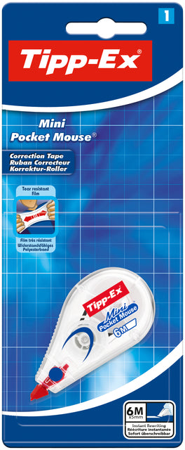 Correctieroller Tipp-Ex mini pocket mouse 5mm, 6m