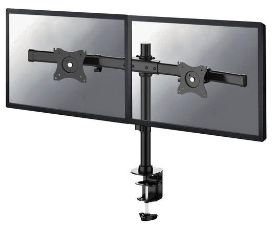 Neomounts DCB100 Dubbele Monitorarm 10-27 inch Zwart