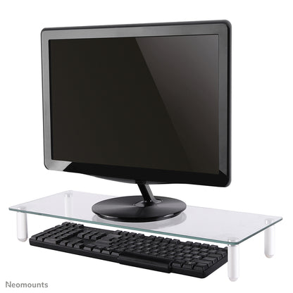 Neomounts Monitorverhoger van glas met instelbare hoogte - 3