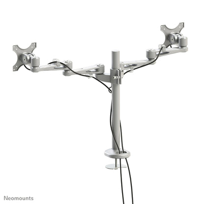 Monitorarm NeoMounts D935DG voor 10-27 inch, Doorgang Zilver - 8