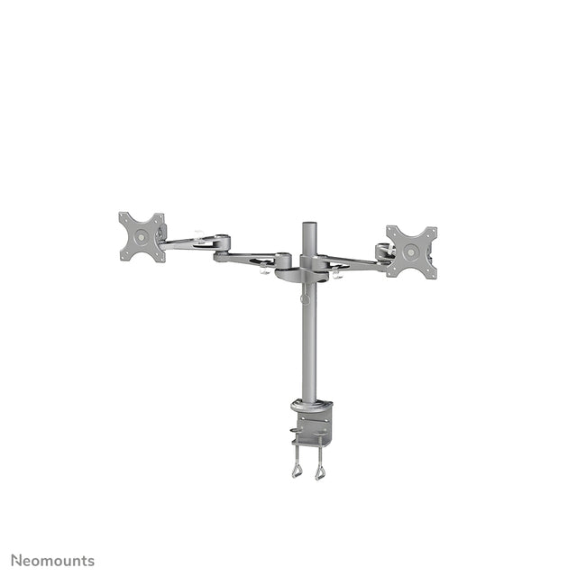 Monitorarm NeoMounts D935D voor 10-27 inch Schermen, Klem Zilver - 3