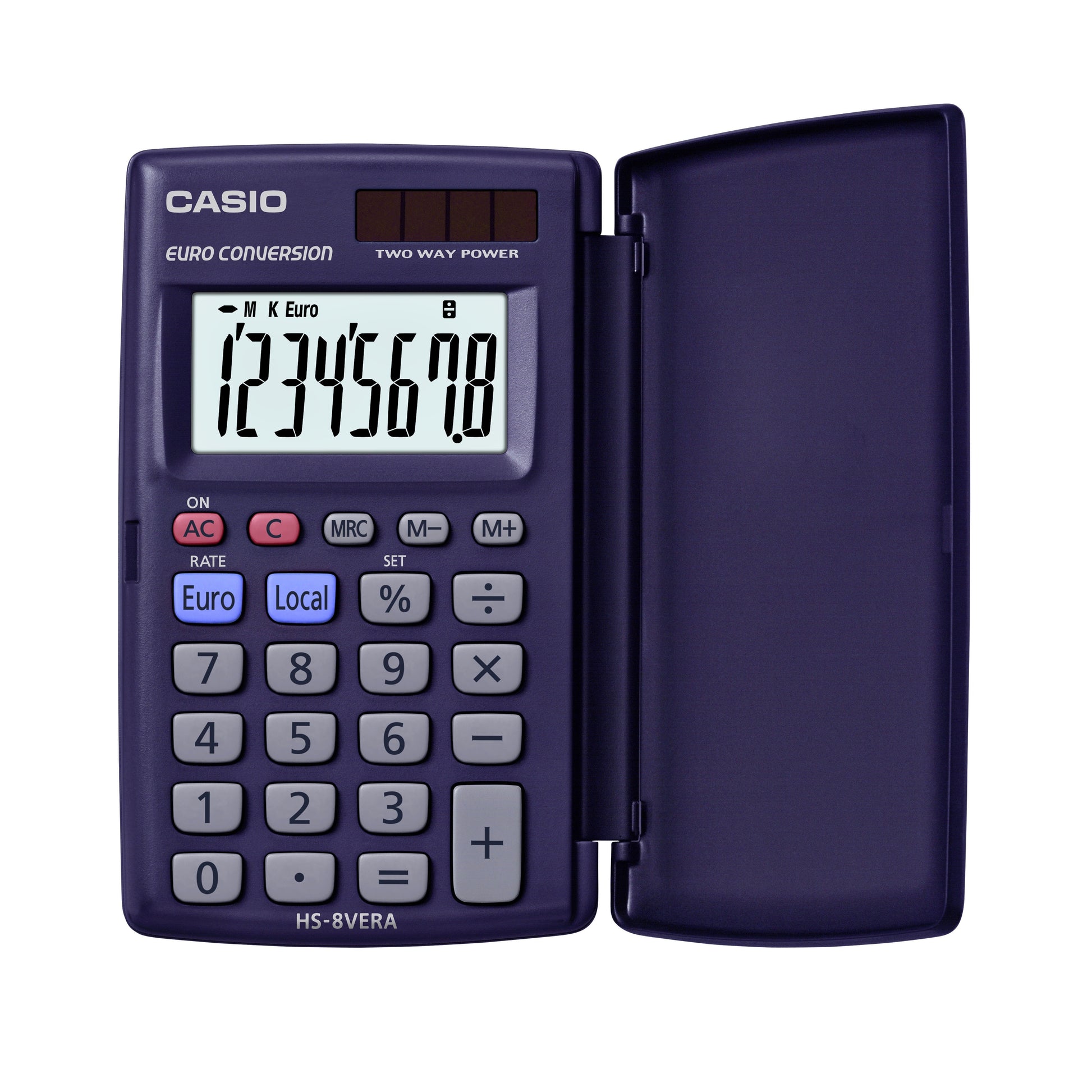 Casio HS-8VERA Groot 8-cijferig Display met Deksel