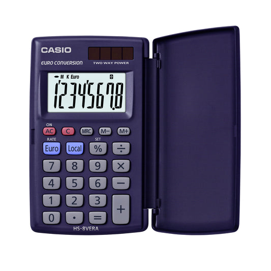 Casio HS-8VERA Groot 8-cijferig Display met Deksel