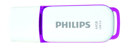USB-stick Philips Snow 64GB USB 3.0 Paars