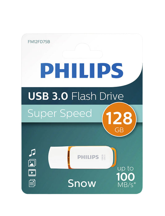USB-stick Philips Snow Key 128GB USB 3.0 Oranje