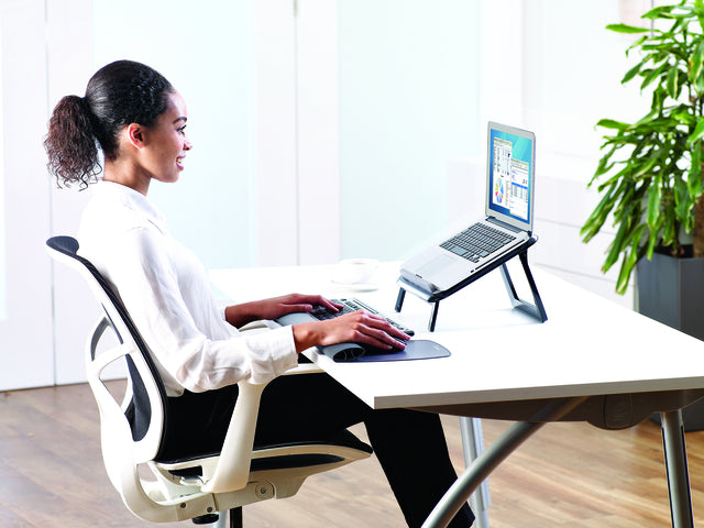 Fellowes I-Spire Quick Lift Laptopstandaard Zwart - 4