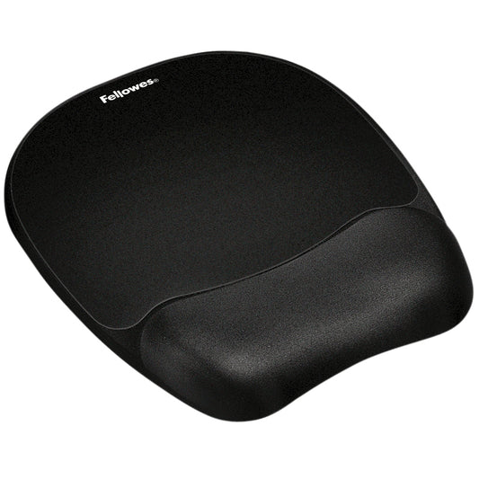Fellowes Memory Foam Polssteun en Muismat Zwart