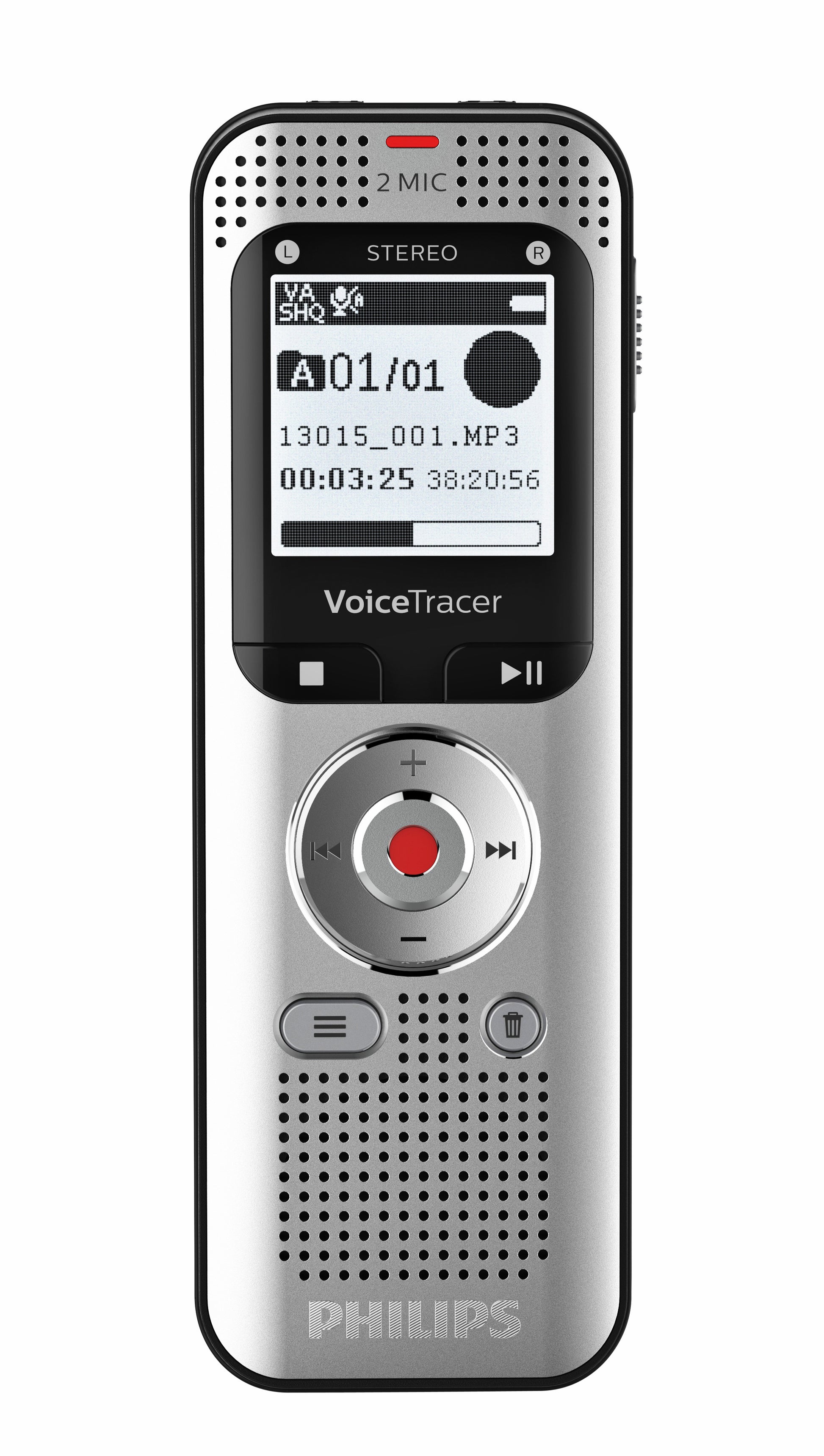 Philips DVT 2050 Notitie VoiceTracer Recorder