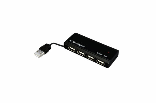 Kensington USB 2.0 4-Poorts Hub, Compact en Plug & Play