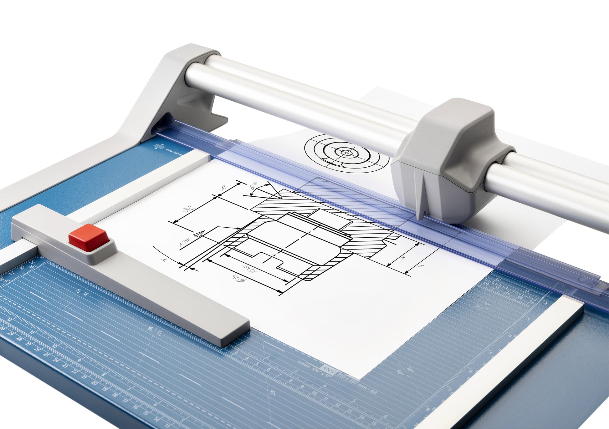 Dahle 550 360mm rolsnijmachine met automatische aandruk - 2
