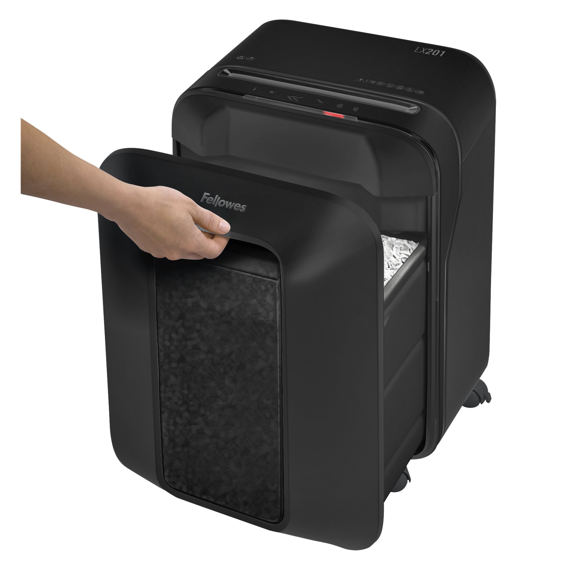 Fellowes LX201 Papiervernietiger 2x12mm met 22L Opvangbak - 2
