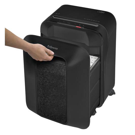 Fellowes LX201 Papiervernietiger 2x12mm met 22L Opvangbak - 2