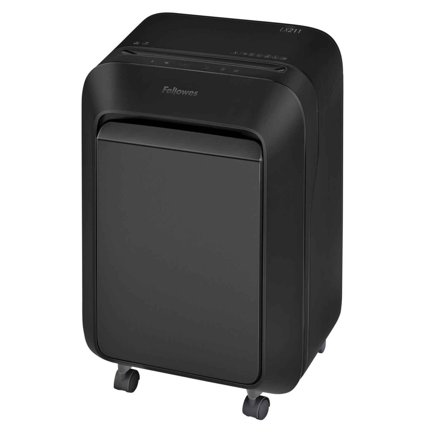 Fellowes LX211 Papiervernietiger 2x12mm zwart, 15 vel, 23L, micro-cut