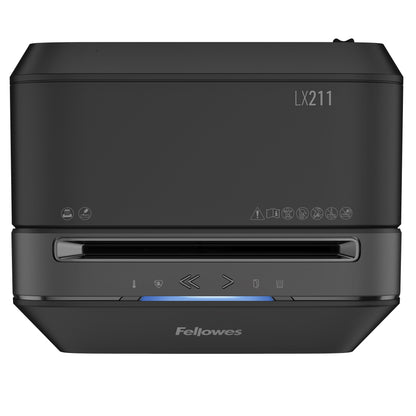 Fellowes LX211 Papiervernietiger 2x12mm zwart, 15 vel, 23L, micro-cut - 5