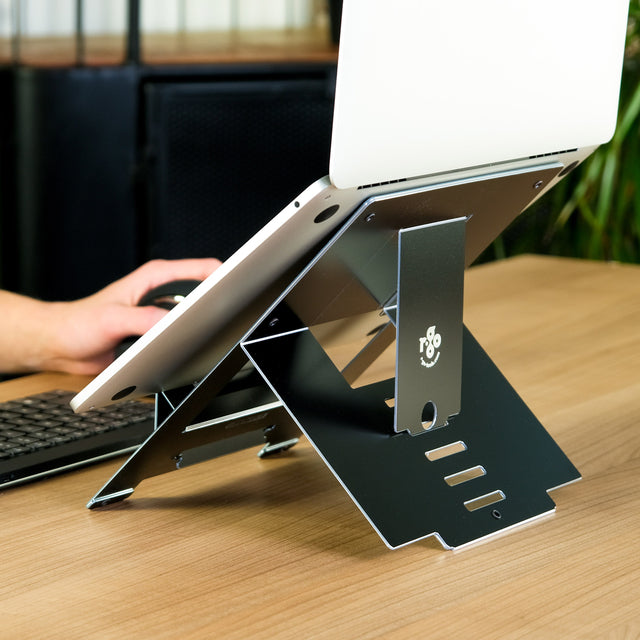R-Go Riser Laptopstandaard Flexibel, 5 Hoogtes, Aluminium - 6