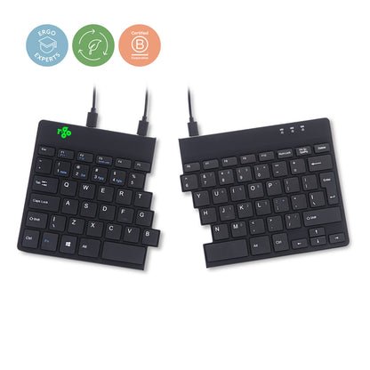 R-Go Ergonomisch Split QWERTY Toetsenbord met Inklapbare Functionaliteit - 2