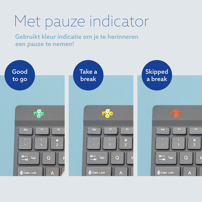 R-Go Ergonomisch Split QWERTY Toetsenbord met Inklapbare Functionaliteit - 4