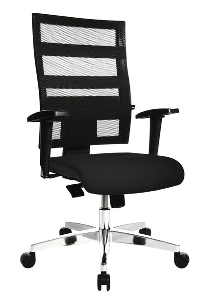 Bureaustoel Topstar X-Pander zwart, adaptief en ademend - 2