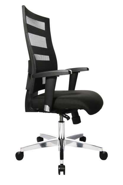 Bureaustoel Topstar X-Pander zwart, adaptief en ademend - 3