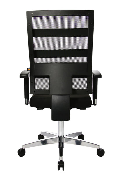 Bureaustoel Topstar X-Pander zwart, adaptief en ademend - 4