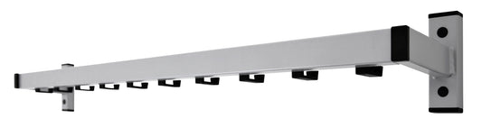 Wandkapstok Vepabins 650088 met 10 haken grijs