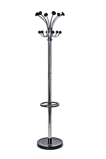 Maul Nebula Staande Kapstok Zilver Metallic met Parapluhouder