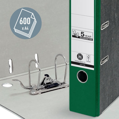 Leitz 1080 180° A4 Ordner 80mm Groen, 600 Vel Capaciteit