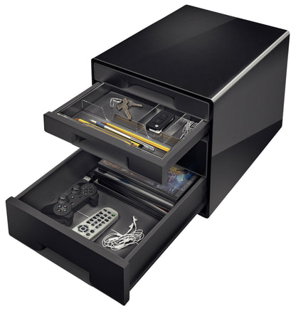 Leitz WOW Cube A4 maxi Ladebox 4 Laden Zwart - 2