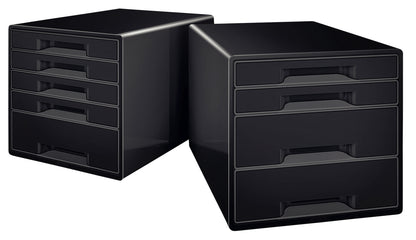 Leitz WOW Cube A4 maxi Ladebox 4 Laden Zwart - 3
