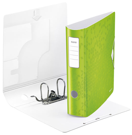 Leitz Wow 180° gelamineerde PP A4 A4 groen 85mm