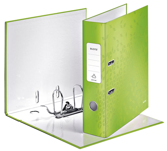 Leitz Wow 180° PP Ordner A4 85mm Groen met gelamineerd oppervlak
