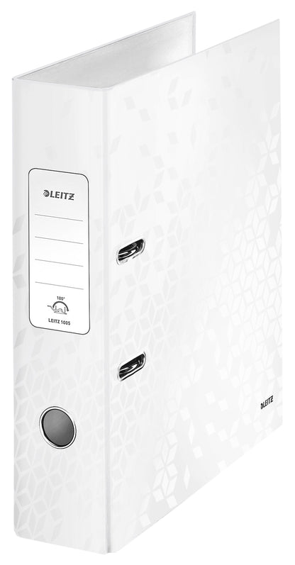Leitz Wow 180° Gelamineerde PP Ordner A4 wit met 85mm Rug - 2