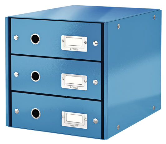 Ladenbox Leitz WOW Click Store 3 Laden Blauw