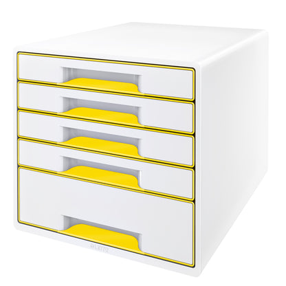 Ladenbox Leitz WOW 5 Laden Wit/Geel