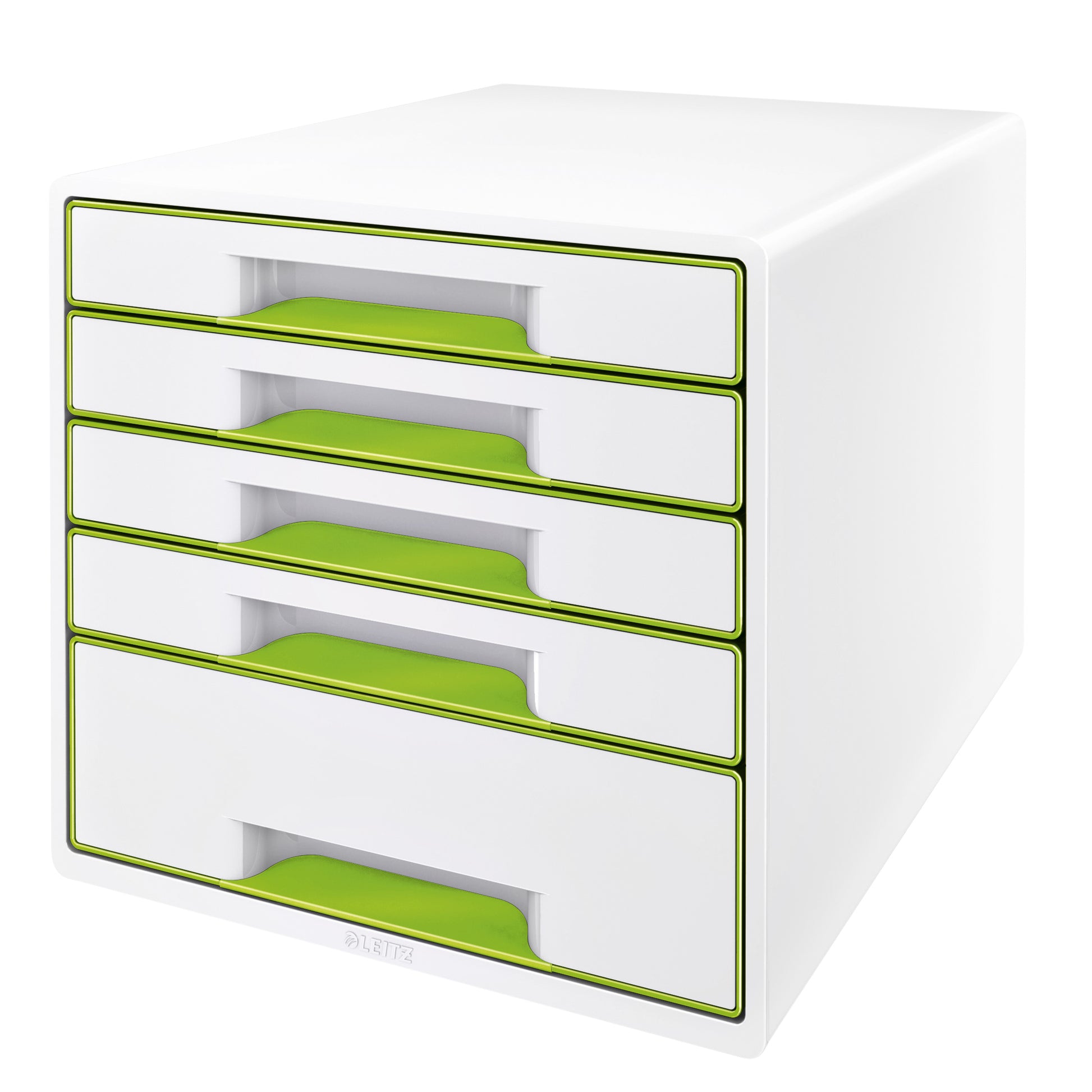 Ladendoos Leitz WOW 5-ladensysteem wit/groen