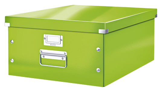 Leitz WOW Click Store Grote Opbergdoos 369x200x482mm A3 Zwart