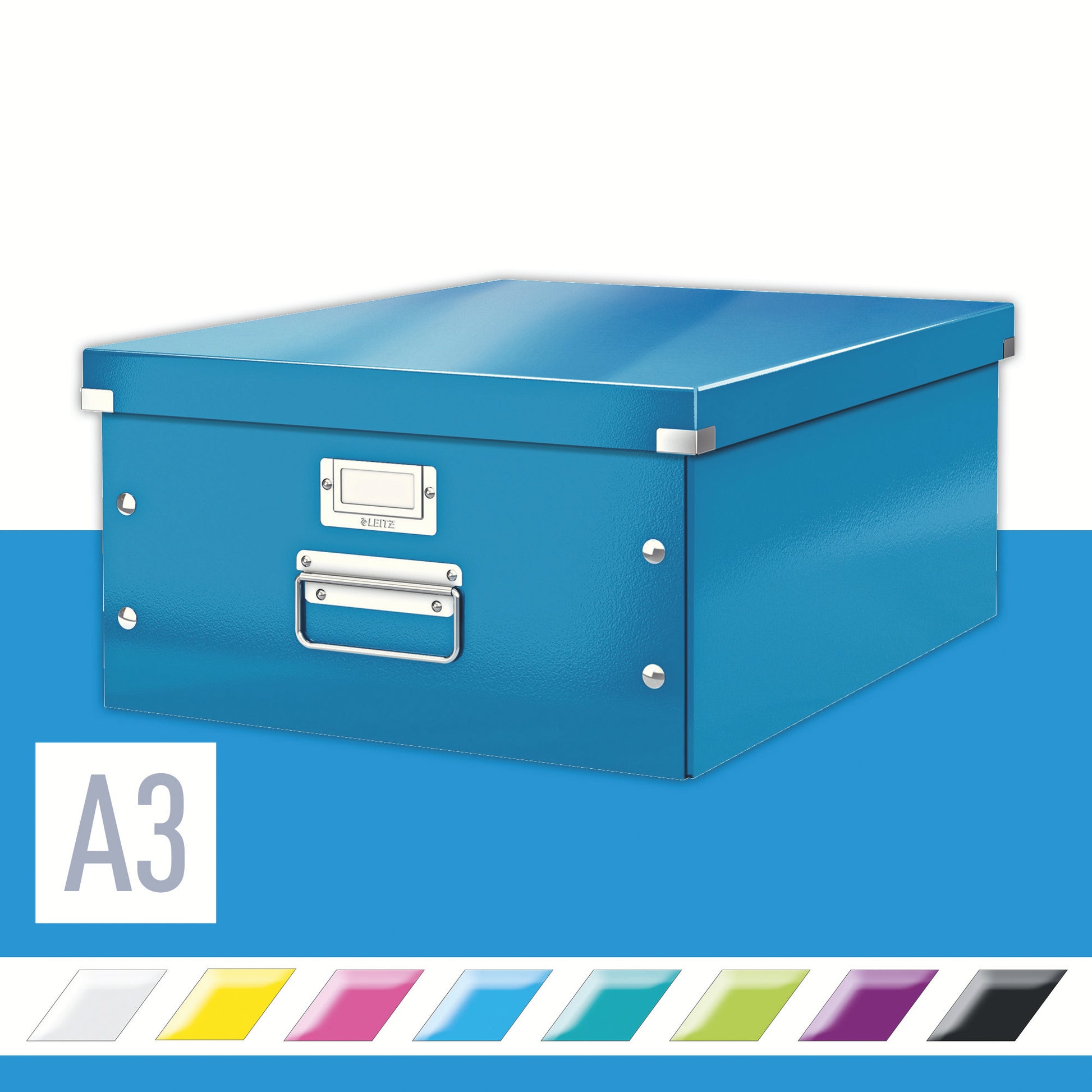 Opbergdoos Leitz WOW Click Store 369x200x482mm, glanzend