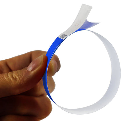 Polsbandje Combicraft Tyvek Blauw met nummer - 2