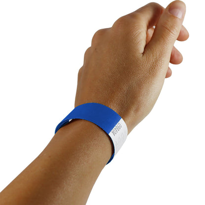 Polsbandje Combicraft Tyvek Blauw met nummer - 3