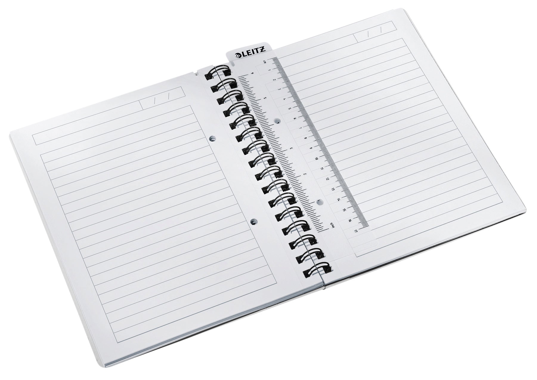 Notitieboek Leitz WOW A5 spiraal PP lijn roze - 2