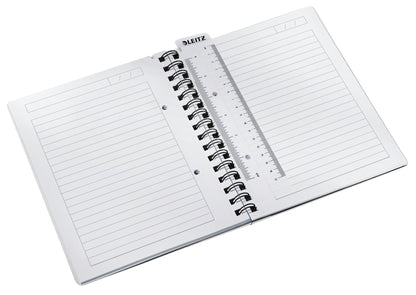 Notitieboek Leitz WOW A5 spiraal PP lijn roze - 2