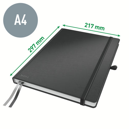 Leitz Complete A4 notitieboek, 160 pagina's, 100gsm, met elastiek en binnenvakken - 2