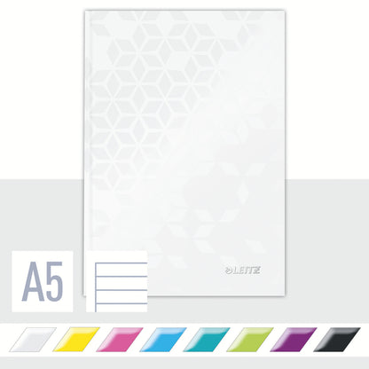 Leitz WOW A5 notitieboek, stevig glanzend papier en opvallende kleuren - 3